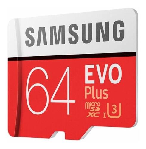 Memoria Samsung Micro Sd Xc 64gb Evo Plus Clase 10