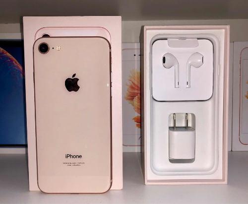 iPhone 8 64gb Gold Apple Seminuevo + Caja + Accesorios