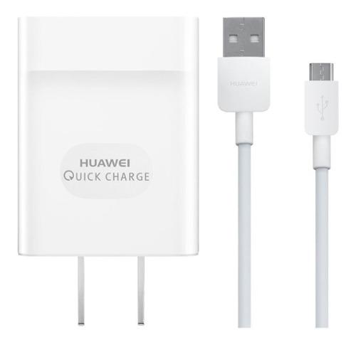 Cargador Huawei Original Carga Rápida + Cab Microusb