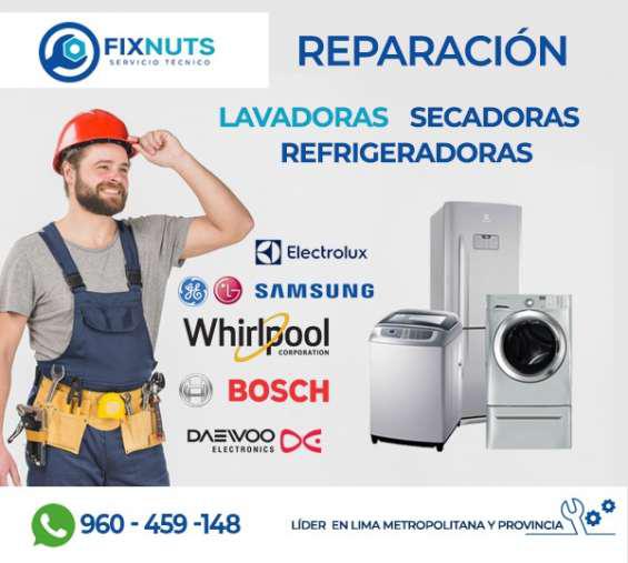 Servicio técnico exclusivo a domicilio + lavadoras en Lima