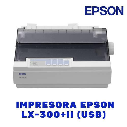 Impresora Epson Lx-300+ii Usb Como Nueva Con Garantia