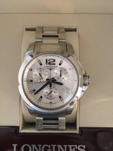 Longines Conquest 43mm Cuarzo Con Caja 985exc. 684 Est183