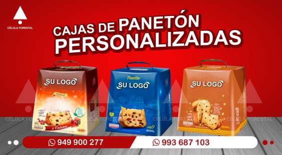 Paneton donofrio en caja personalizado en Lima