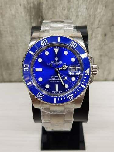 Reloj Rolex Alta Calidad Importados Color Negro Y Azul
