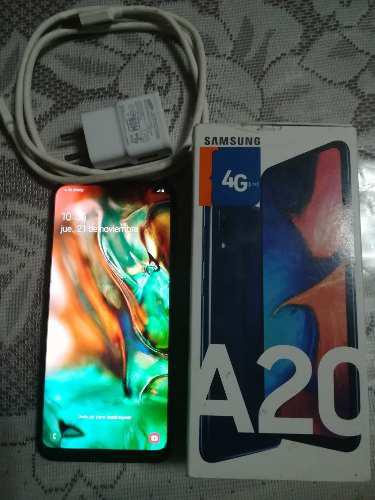 Samsung A20 Azul Casi Nuevo Imei Original