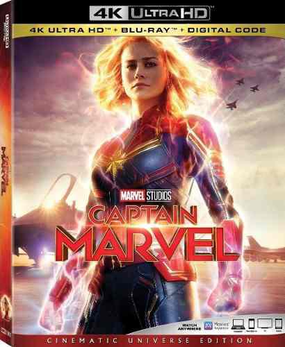 Blu Ray Capitana Marvel 2d - 4k - Stock - Nuevo