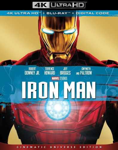 Blu Ray Iron Man 2d - 4k - Stock - Nuevo - Sellado