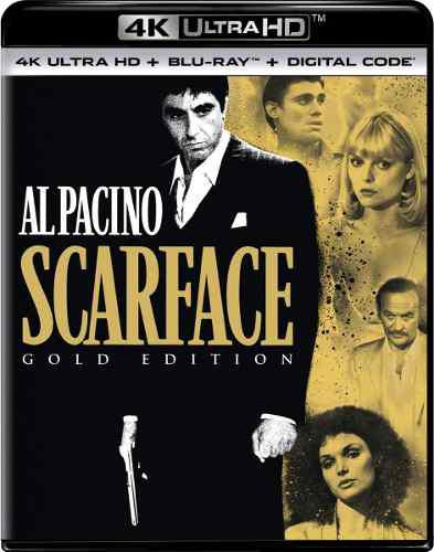 Blu Ray Scarface 2d - 4k - Stock - Nuevo - Sellado