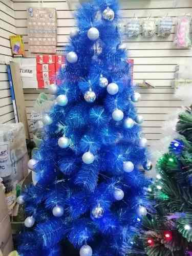 Arbol De Navidad Azul