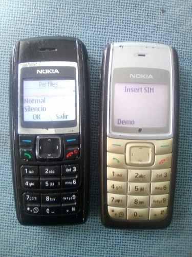 Celulares Nokias 1600 Y 1112 De Coleccion
