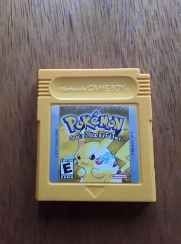 Pokemon Yellow Amarillo Gameboy Color