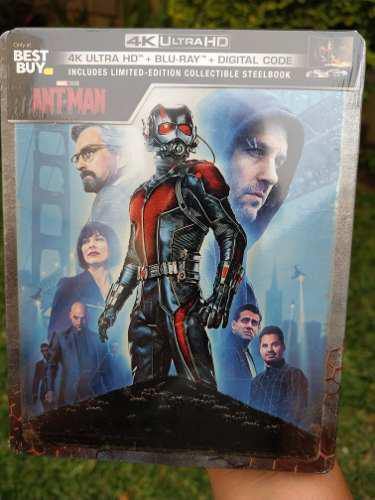 Ant Man Steelbook 4k Blu Ray Película Marvel Avengers