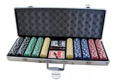 Set De Poker 500 Fichas Distribucion Personalizada