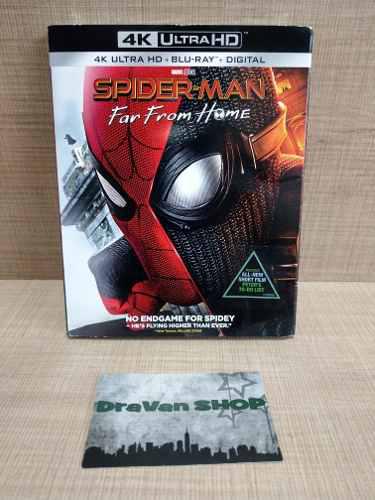 Spider Man Far From Home Película Blu Ray 4k Marvel