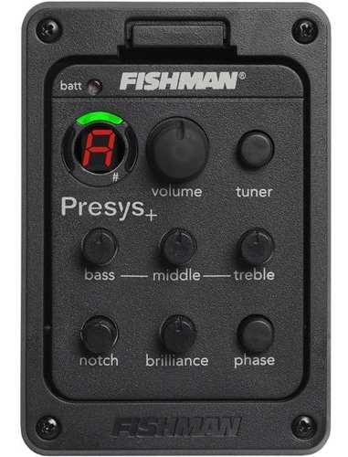 Fishman 201 Presys Plus Ecualizador 4 Band Afinador Calidad