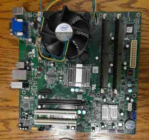 Placa Dell G45m03 Socket 775 + Procesador + Memoria Ddr2 4gb