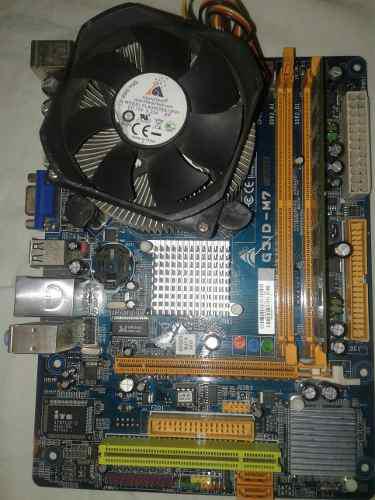 Placa Dual Core G31d Con Procesador Y Memoria