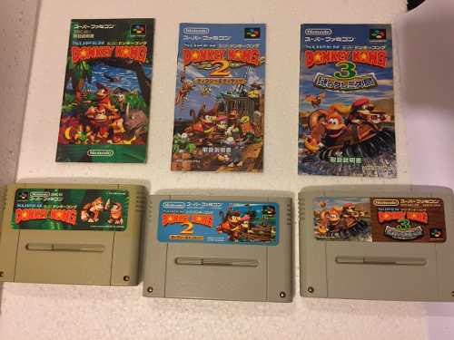Super Nintendo Donkey Kong Collection Original Japones