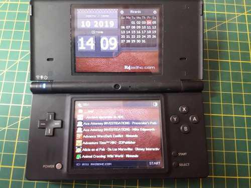 Nintendo Dsi Japones + Cargador + Tarjeta R4 + Micro Sd 16g