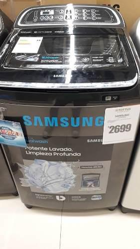 Samsung Lavadora Wa19j6750lv/pe 19 Kg Negro