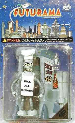 Futurama Bender Food Suicide Booth Exclusivo No Simpsons