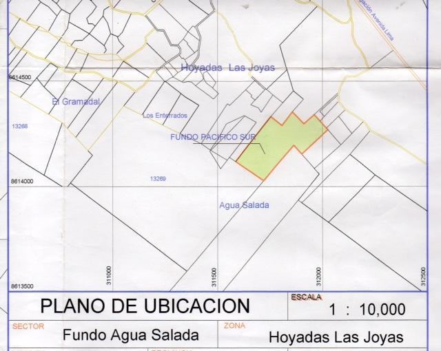 Terreno en Venta Chilca 65,000 m² Sunarp $1´200,000