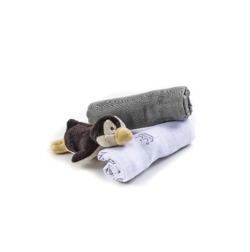 Set Gasas + Peluche Pingüinito,duffi Baby Marca Importada