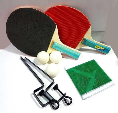 2 Paletas O Raquetas Ping Pong Tenis De Mesa + Pelotas + Net