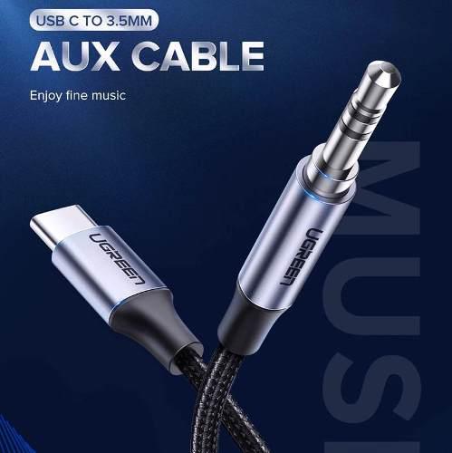 Cable Usb-c Tipo C A Jack 3.5mm Macho Audio Ugreen