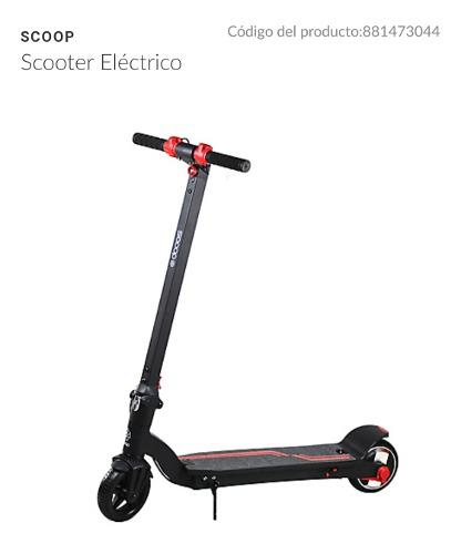 Scooter Eléctrico Marca Scoop