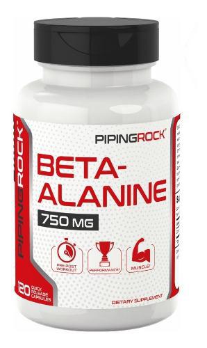 Beta Alanina 750 Mg, 120 Capsulas