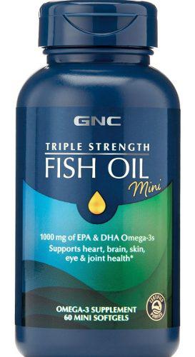 Omega 3 Fish Oil 1000mg Gnc 60 Caps