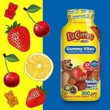 Vitaminas Para Niños Lil Critters 300 Gomitas Americanas