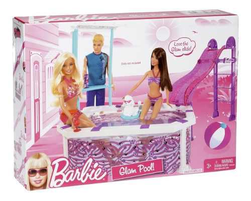 Barbie Piscina Con Cachorritos De Mattel