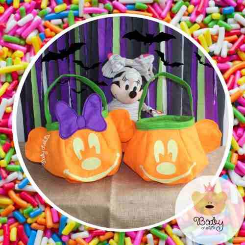 Calabazas De Halloween Mickey Mouse Y Minnie