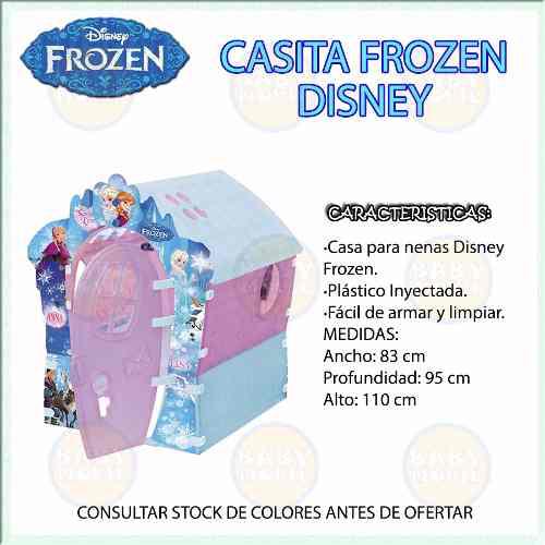 Casa De Juegos Para Niñas Diseño Frozen Disney