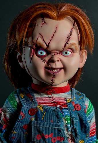 Chucky Cara Cortada Seed Of Chucky Original Preventa