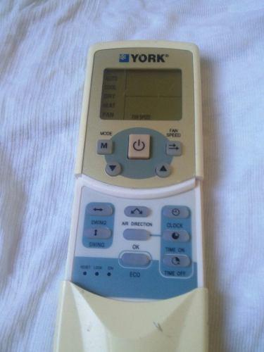 Control Remoto York Type: R05/bge Para Aire Acondicionado