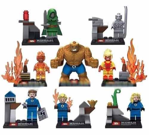 Los 4 Fantasticos Coleccion Minifiguras Compatibles Con Lego