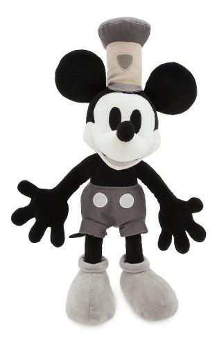 Peluche 48cm Disney Store Mickey Mouse Steamboat Willie