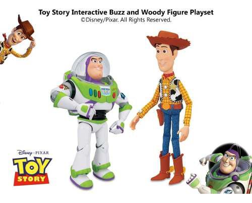 Toy Story Woody Vaquero Buzz Lightyear Amigos Interactivo