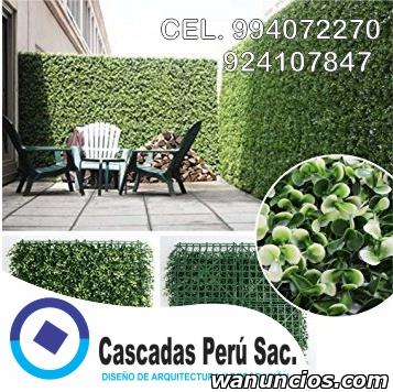 muro verde decorativo, jardin artificial decorativo