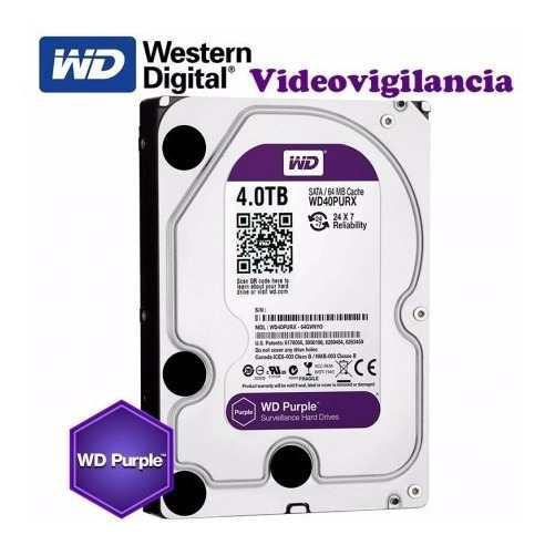 Disco Duro Western Digital Purpura, 4 Tb, Sata 6 Gb/s, 3.5