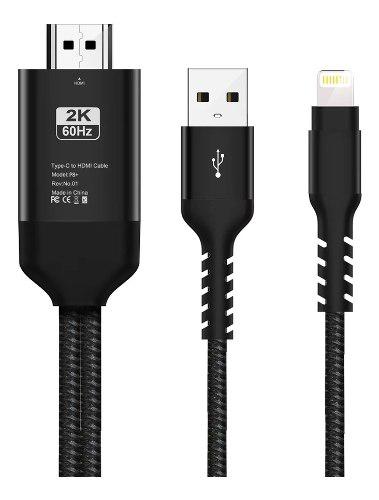 Lightning To Hdmi Usb Cable Hdmi 1080p iPhone X, Xs, Xr, 8