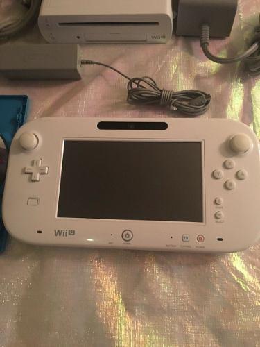 Nintendo Wii U 8gbs Blanco Como Nuevo 450 Efectivo