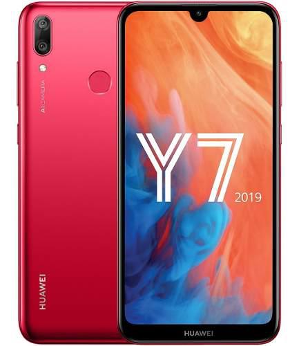 Huawei Y7 2019 32gb 3gb Rojo Exclusivo Nuevo Sellado