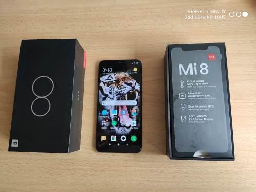 Xiaomi Mi8 Black 6gb Ram128gb Rom