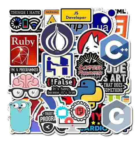 50 Stickers Programacion Personaliza Laptop Pc Cuaderno