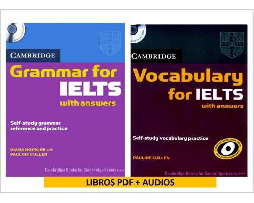 Cambridge Ielts, Pack Grammar Vocabulary Libros Pdf Y Audio