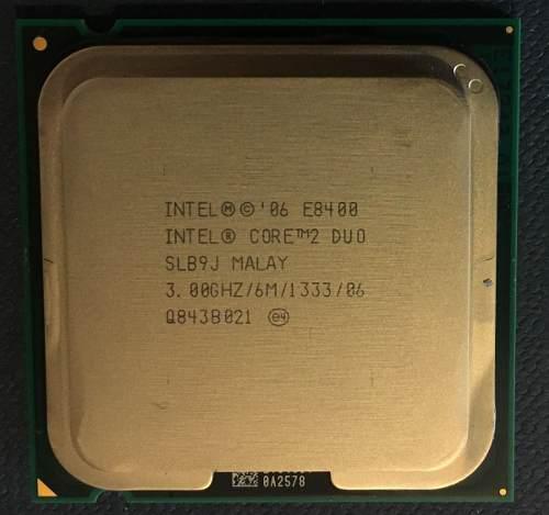 Cpu/procesadores Intel Core 2 Duo E8400 775 Lga/ T 2cores